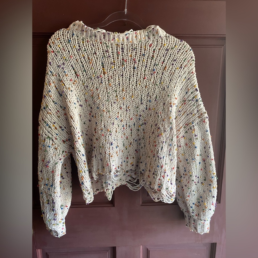 Speckled Knit Women's Sweater